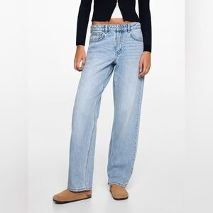 NWT MANGO Regular Fit Jeans in Medium Blue